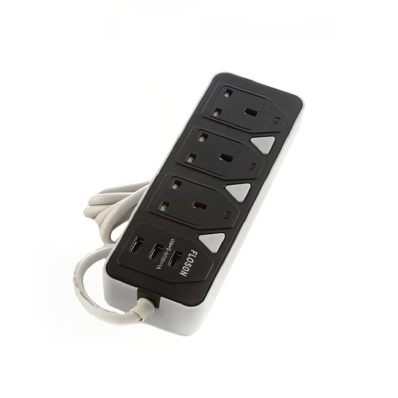 Power Strip, 3 USB Ports - 8933