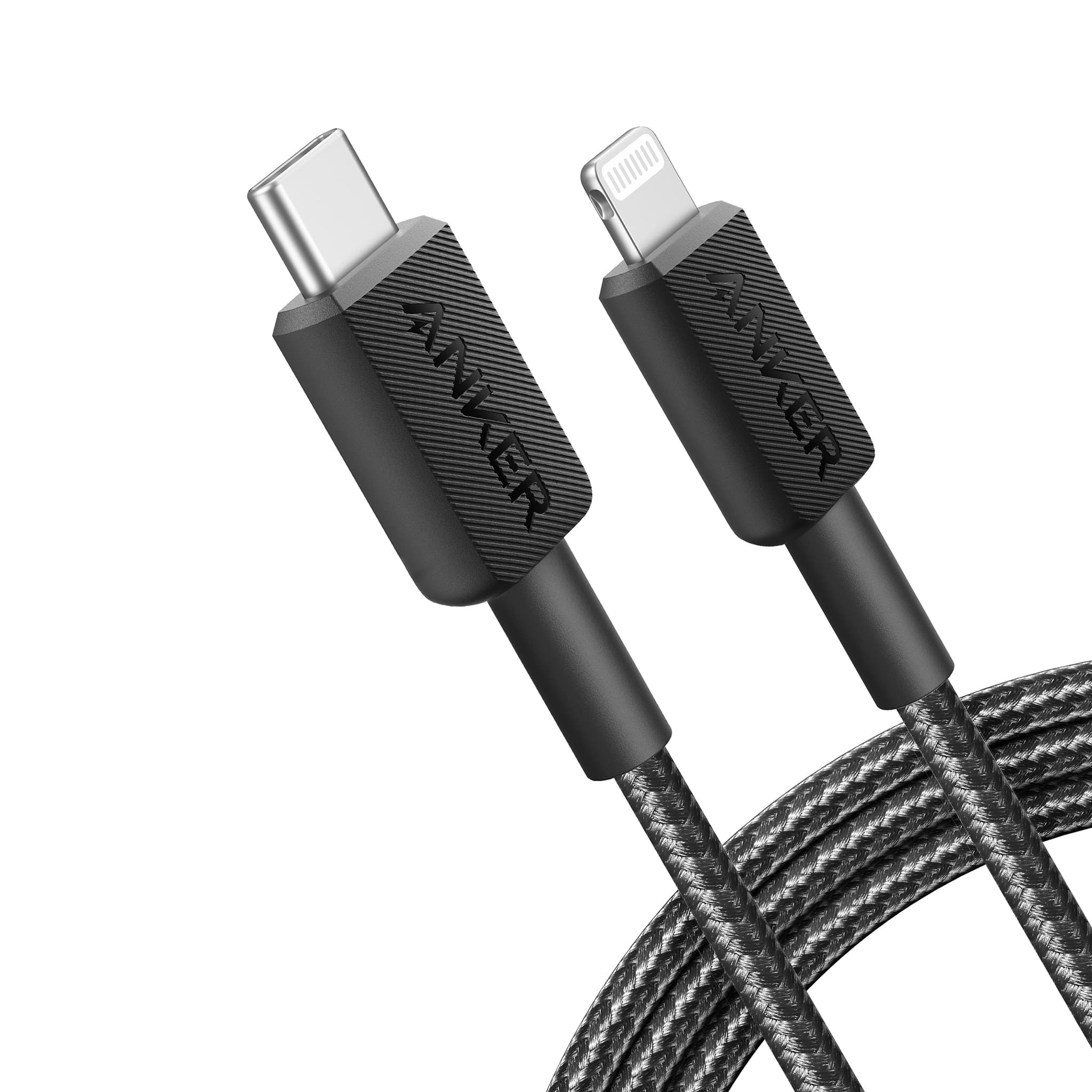 Anker 322 Lightning Mobile Cable 6 Feet Black - A81B6H11