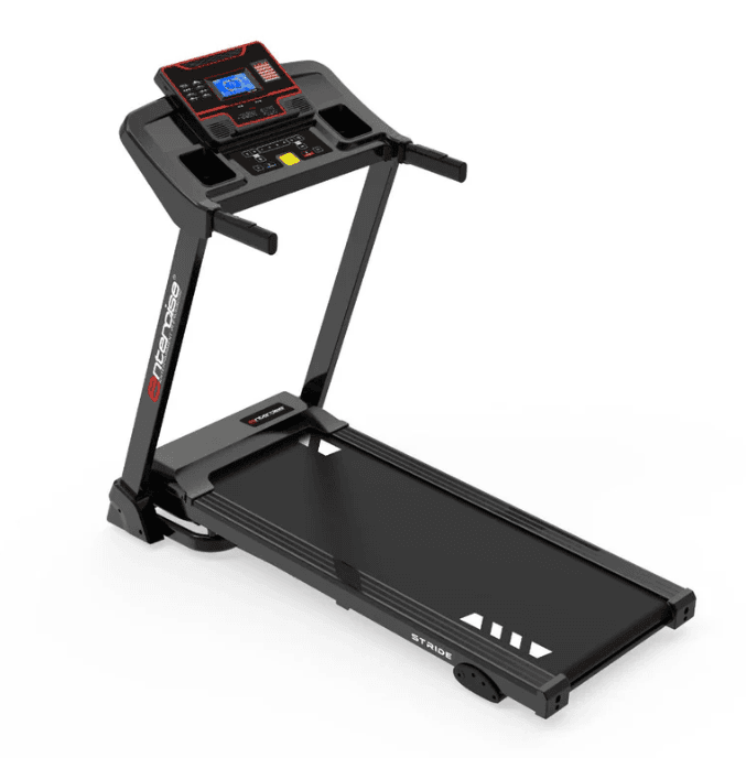 Entercise Stride Foldable Treadmill , 120 Kilogram 2 horsepower , Black