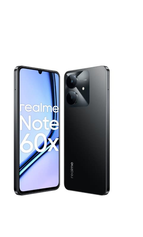 Realme Note 60x , 64 GB , 3 GB , 4G LTE , Dual-SIM - Marble Black