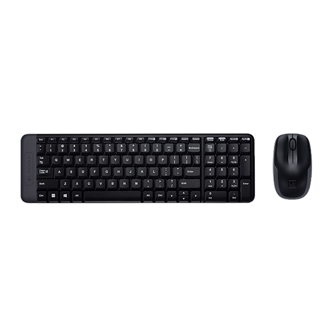 Logitech MK220 Business Wireless Keyboard and Mouse , Black - 920-003160