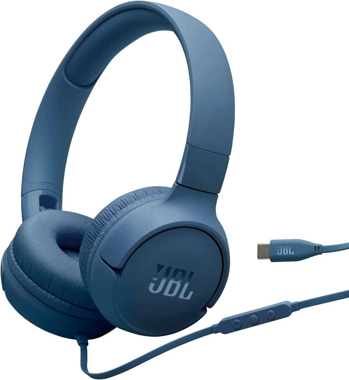 Jbl Tune 520C Wired On Ear Headphones , Blue