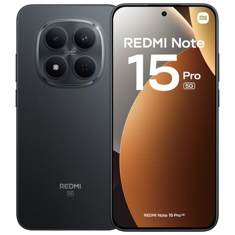 Xiaomi Redmi Note 15 Pro , 256 GB , 12 GB , 5G , Dual-SIM - Black