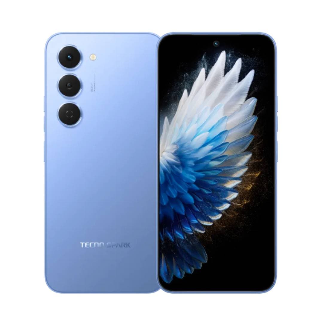 Tecno Spark 40 Pro , 128 GB , 8 GB , 4G , Dual-SIM - Lake Blue