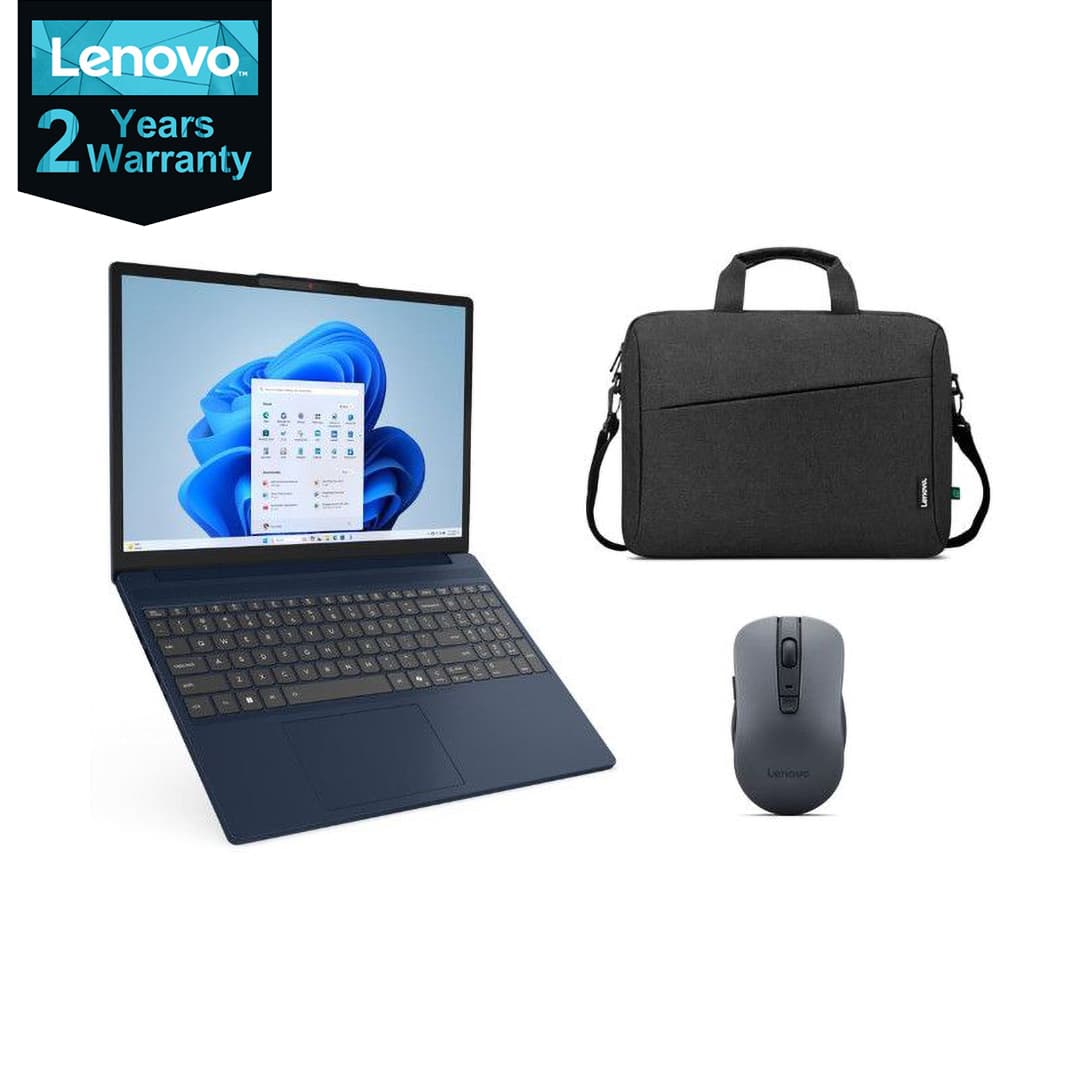 Lenovo IdeaPad Slim 3 15IRH10- 83K100QQED Laptop ,Intel Core i5-13420H 15.3 Inch ,512 GB SSD ,16 GB ,Intel UHD Graphics ,Windows 11 - Cosmic Blue
