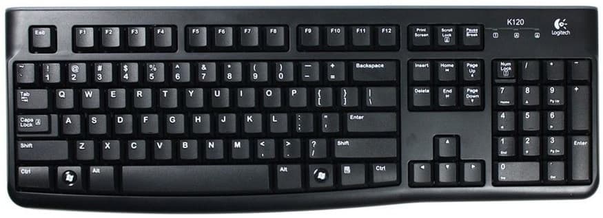 Logitech K120 Business Keyboard , Black - 920-002495