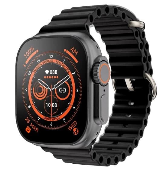 Generic T900 Ultra Smart Watch , 2.09 Inch Black Silver