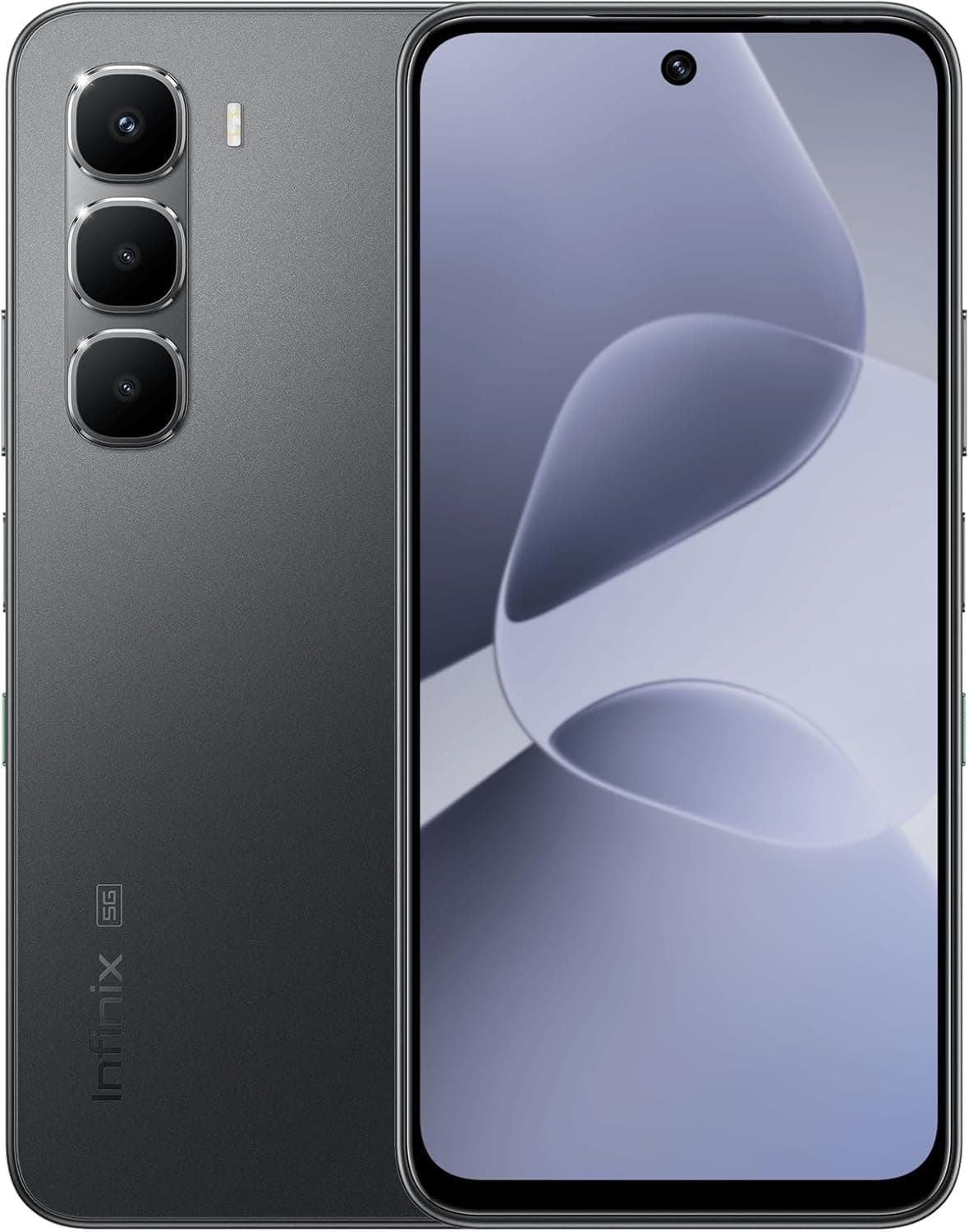 Infinix Hot 60 , 128 GB , 6 GB , 5G , Dual-SIM - Sleek Black