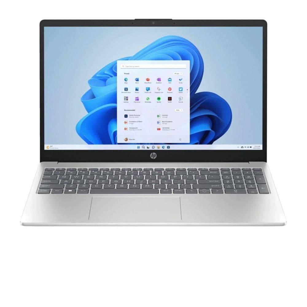 Hp 15-fd2001ne Laptop ,Intel Core Ultra 7 255U 15.6 Inch ,1 Terabyte SSD ,16 GB ,Intel Graphics ,Windows 11 - Natural Silver