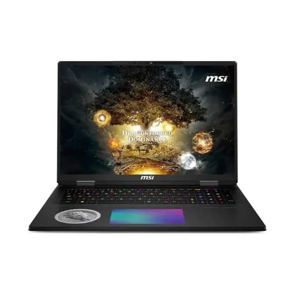 MSI Titan 18 HX Dragon Edition Norse Myth A2XWJG Gaming Laptop ,Intel Core Ultra 9 285HX 18 Inch ,6 Terabyte SSD ,96 GB ,NVIDIA GeForce RTX 5090 ,Windows 11 - Core Black