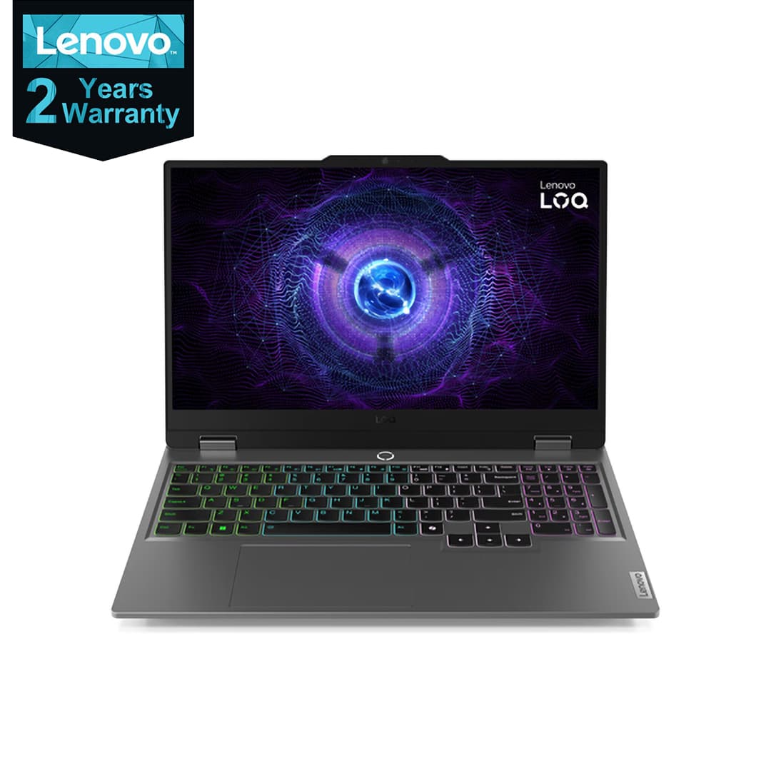 Lenovo LOQ 15IAX9 83GS00TYED Laptop ,Intel Core i5-12600HX 15.6 Inch ,512 GB SSD ,16 GB ,NVIDIA GeForce RTX 3050 ,Windows 11 - Luna Grey