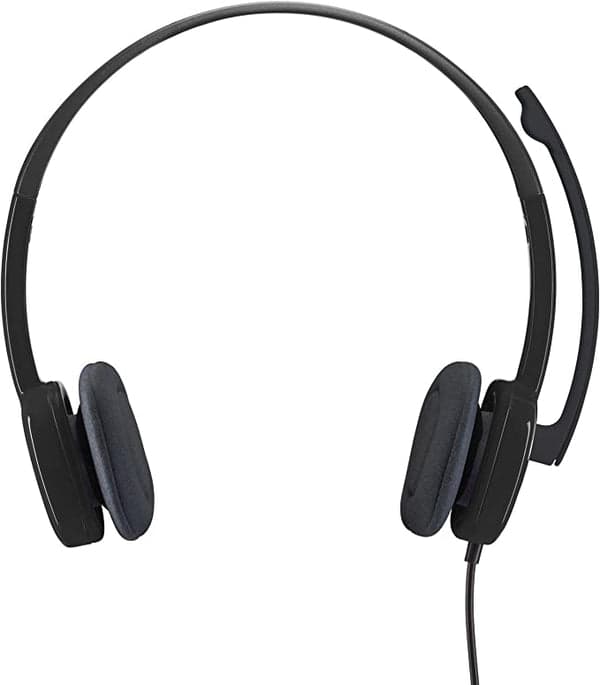 Logitech H151 Stereo Headset with Microphone , Black - 981-000589