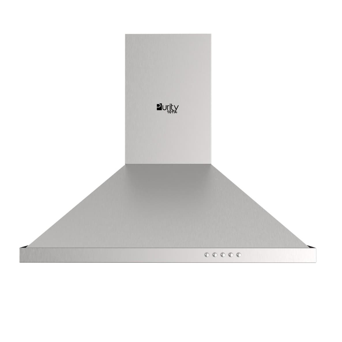 Purity Pansy Pro X Built-In Pyramids Hood , 90 Centimeter , Silver