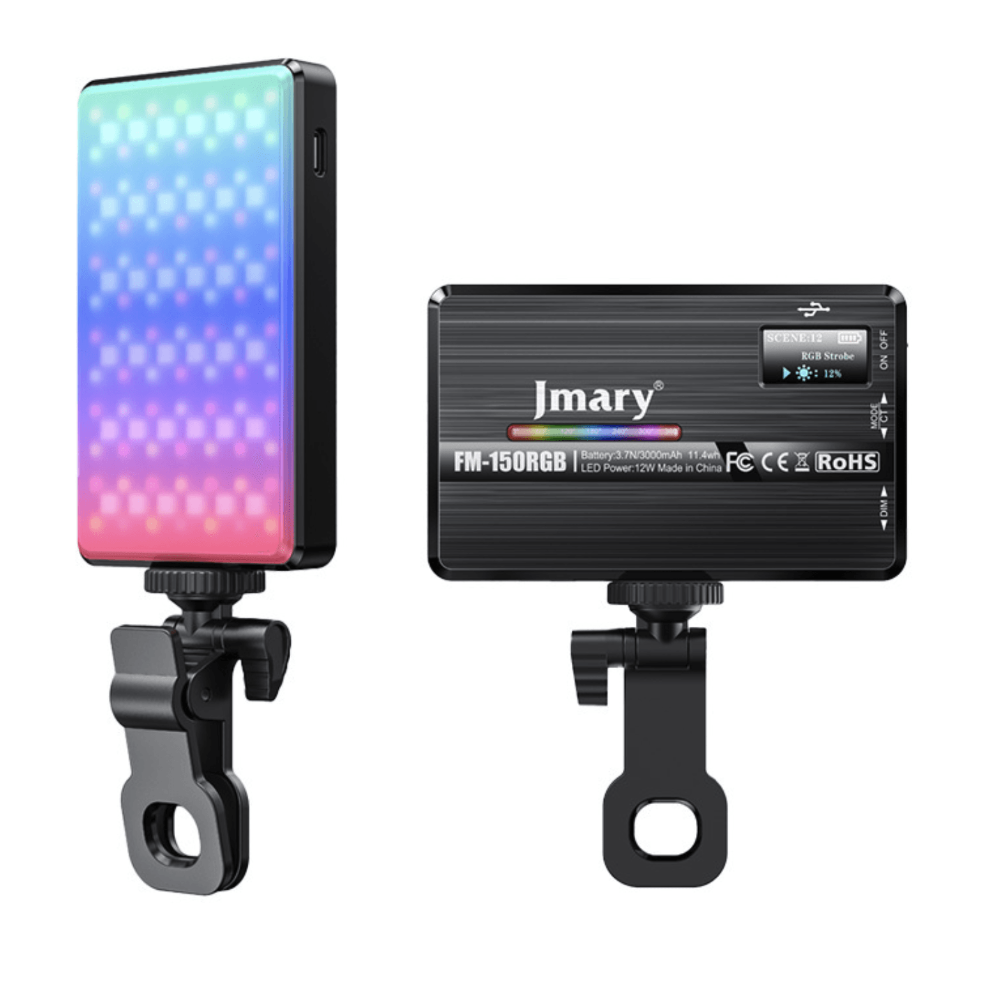 Jmary FM-150RGB Portable LED Video Light