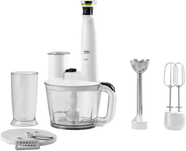 Beko Hand Blender with Attachments 1500 Watt White - RHB 5050