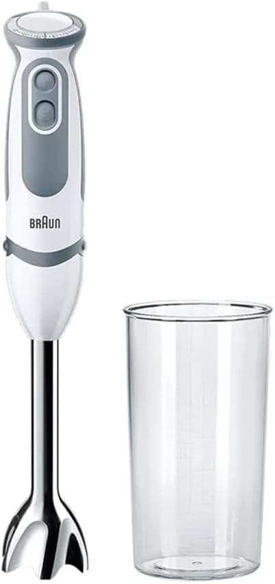 Braun Multi Quick 5 Vario Hand Blender with Attachments 1000 Watt White - MQ 5200