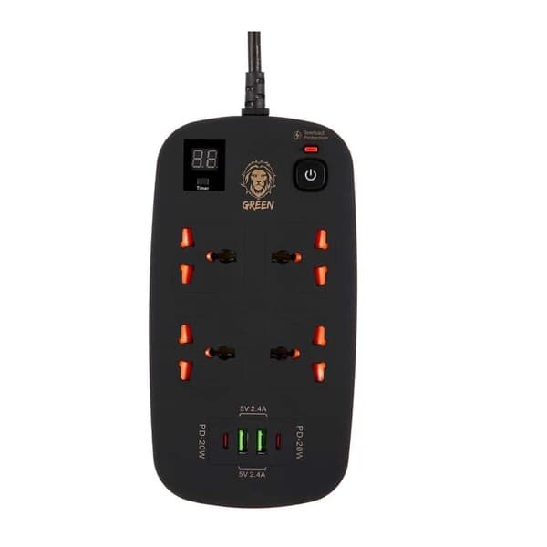 Green Lion Power Socket - GNPS2PDBK
